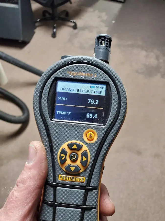 Moisture meter humidity assessment for Fire & Smoke Damage Restoration in Ojus